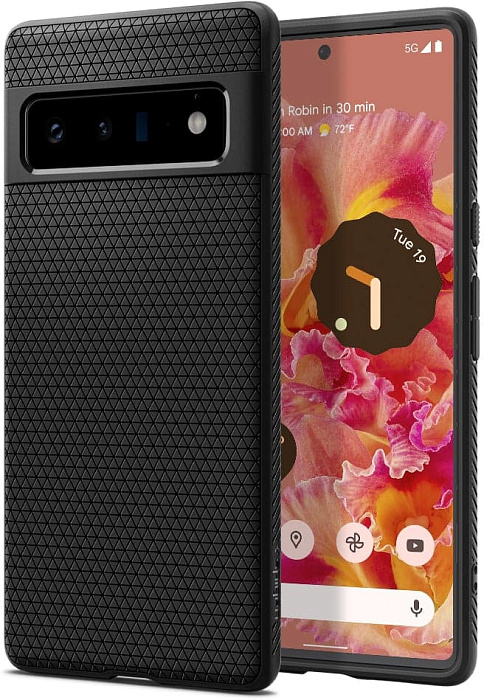 Купить Чехол Spigen Liquid Air (ACS03455) для Google Pixel 6 Pro (Black)